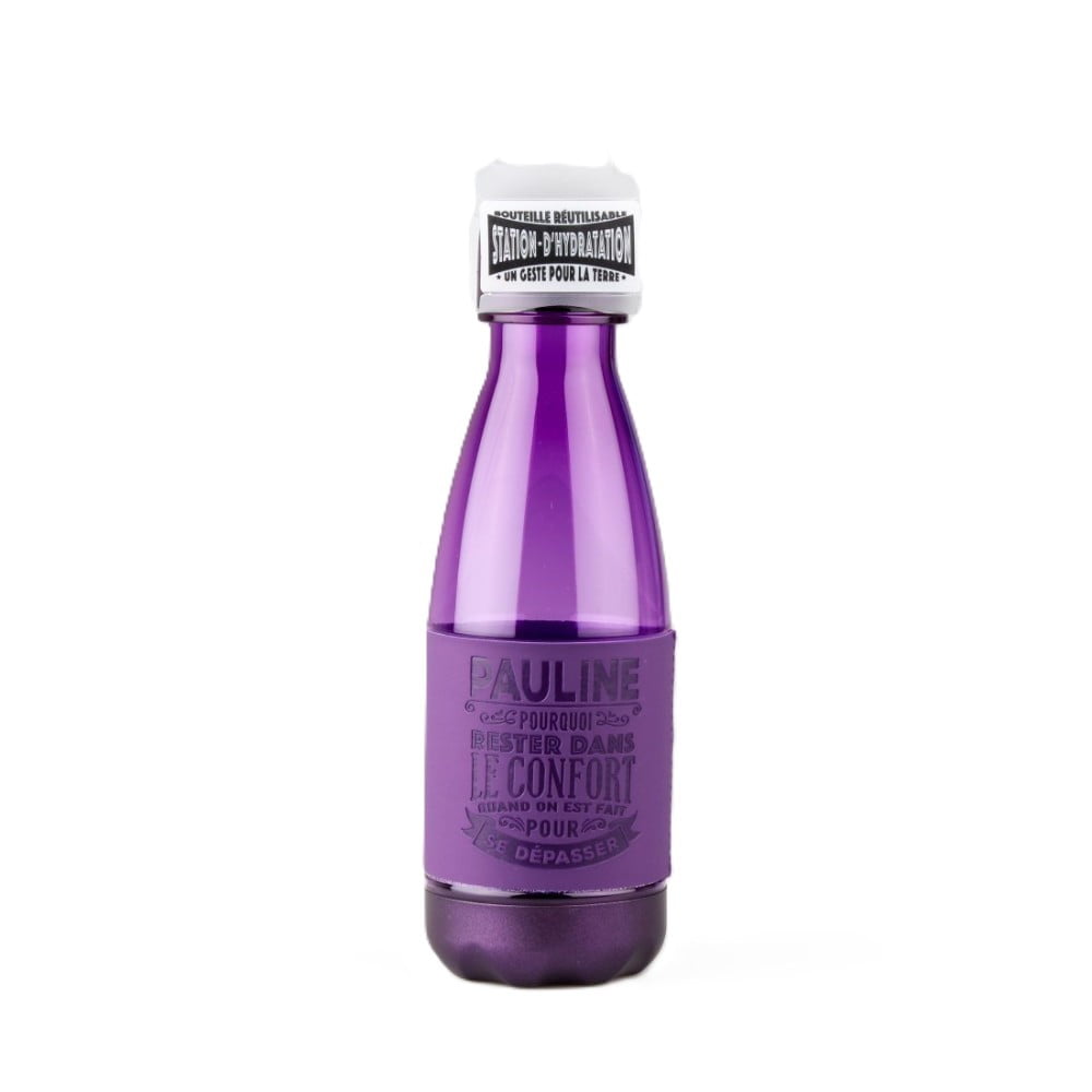 Bouteille réutilisable prénom Pauline en PETG sans BPA
