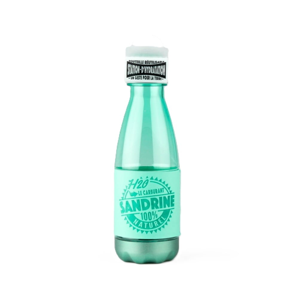 Bouteille réutilisable prénom Sandrine en PETG sans BPA