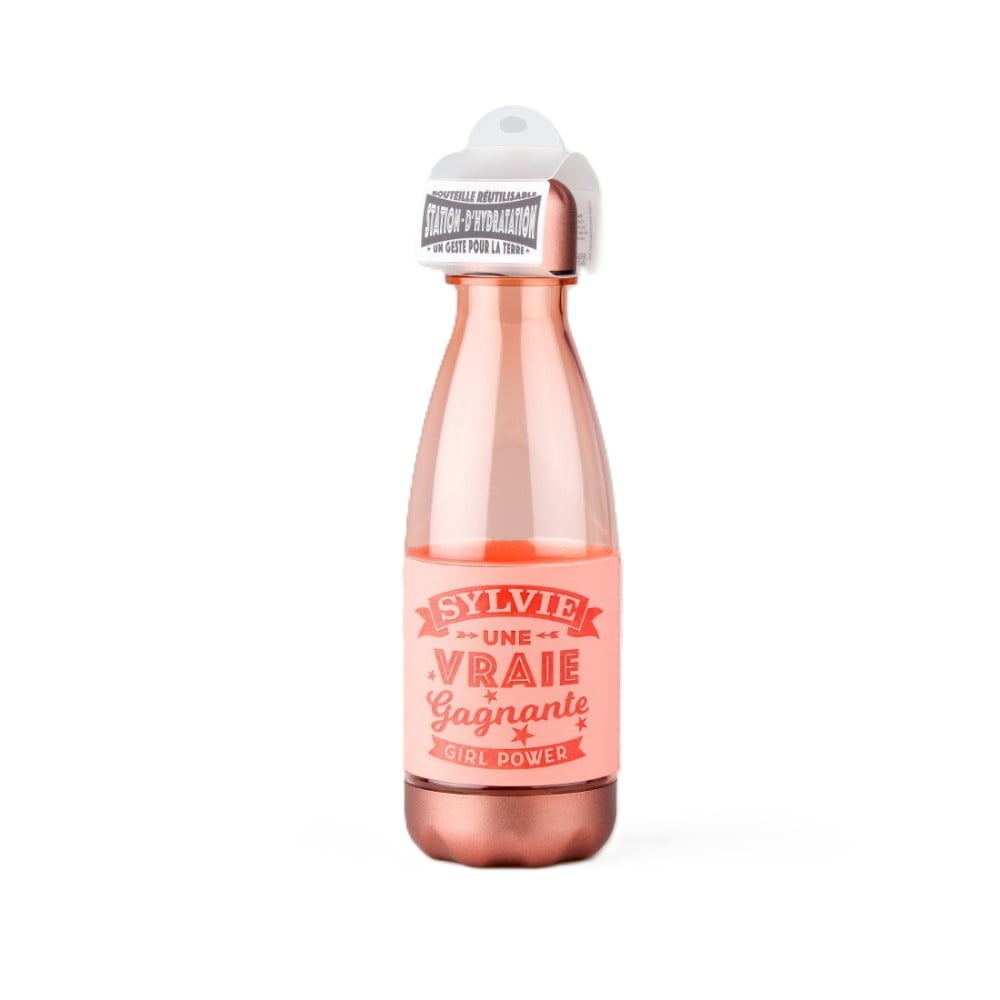 Bouteille réutilisable prénom Sylvie en PETG sans BPA