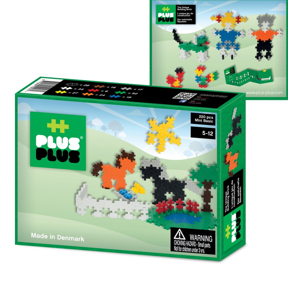 Puzzle en Box 220 Pièces Plus-Plus animaux sauvages