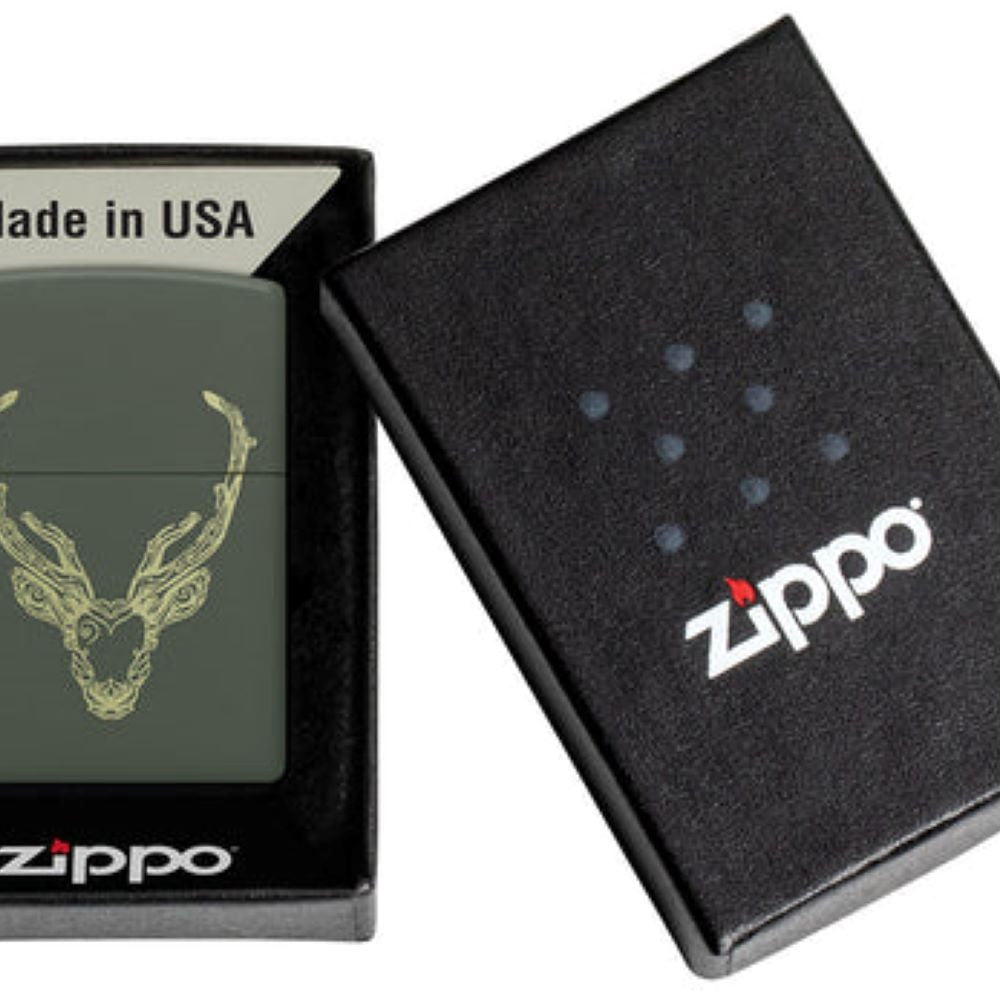 Briquet Zippo Deer Design