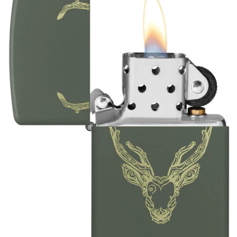 Briquet Zippo Deer Design