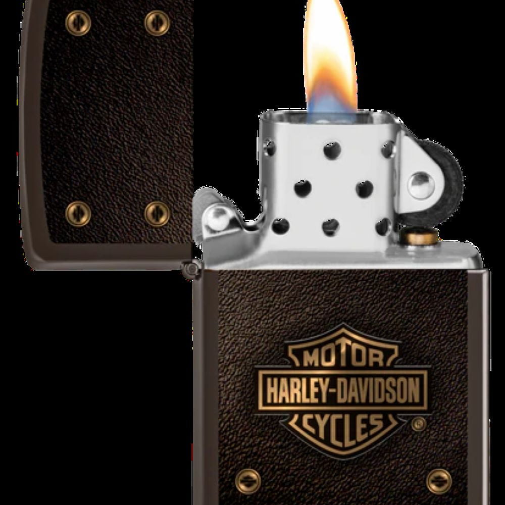 Briquet Zippo Harley-Davidson ® marron