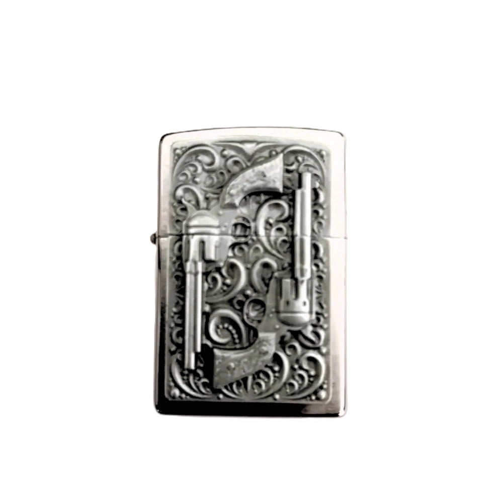 Briquet Zippo Original Deux Revolvers