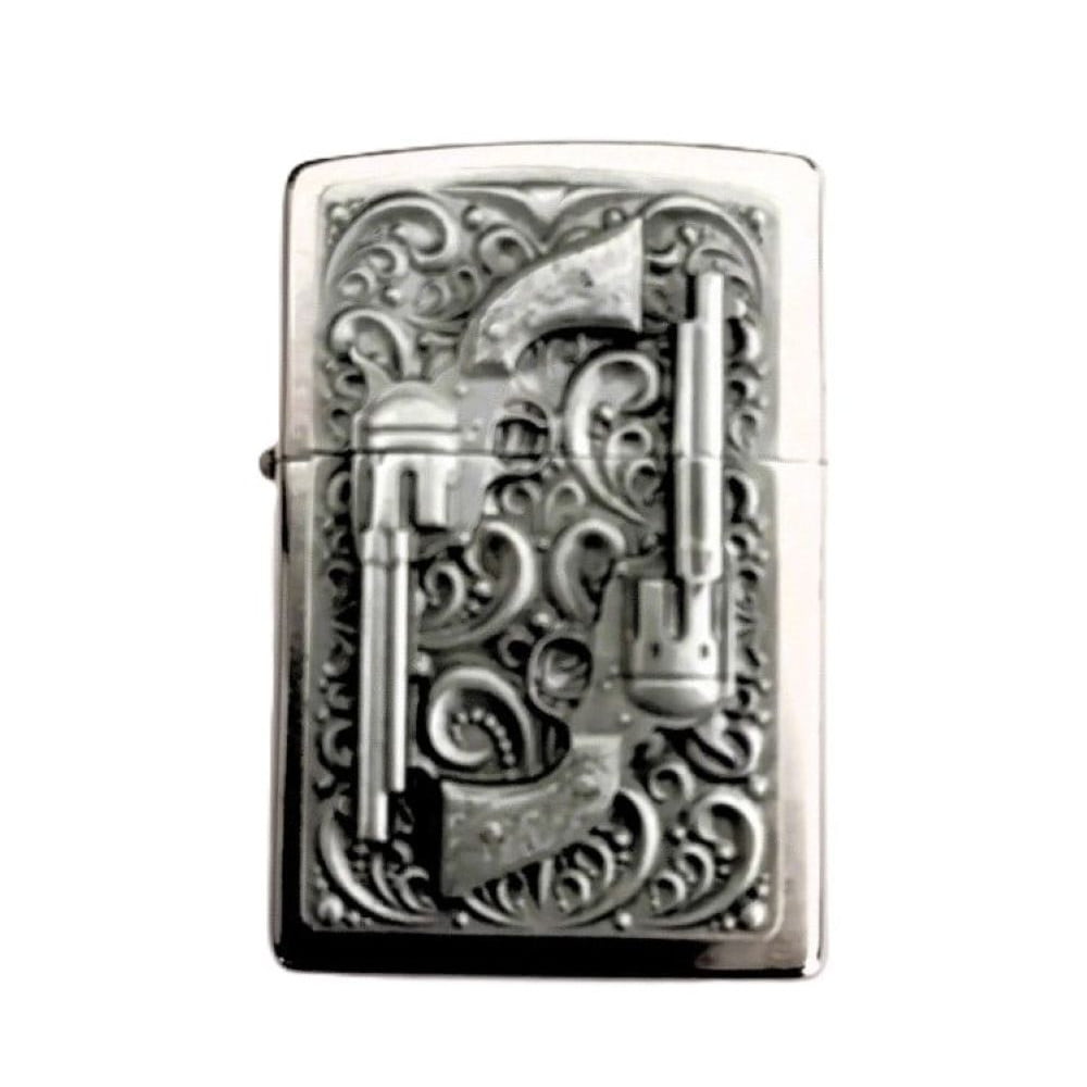 Briquet Zippo Original Deux Revolvers