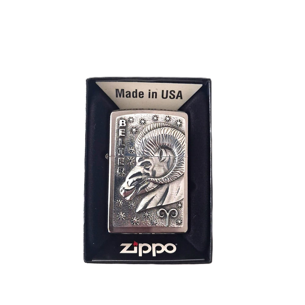 Briquet Zippo Original Signe Astrologique Bélier