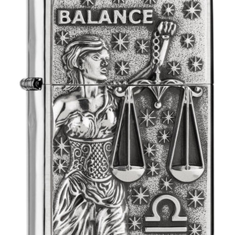 Briquet Zippo signe astro Balance