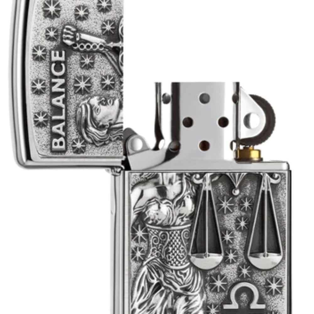 Briquet Zippo signe astro Balance