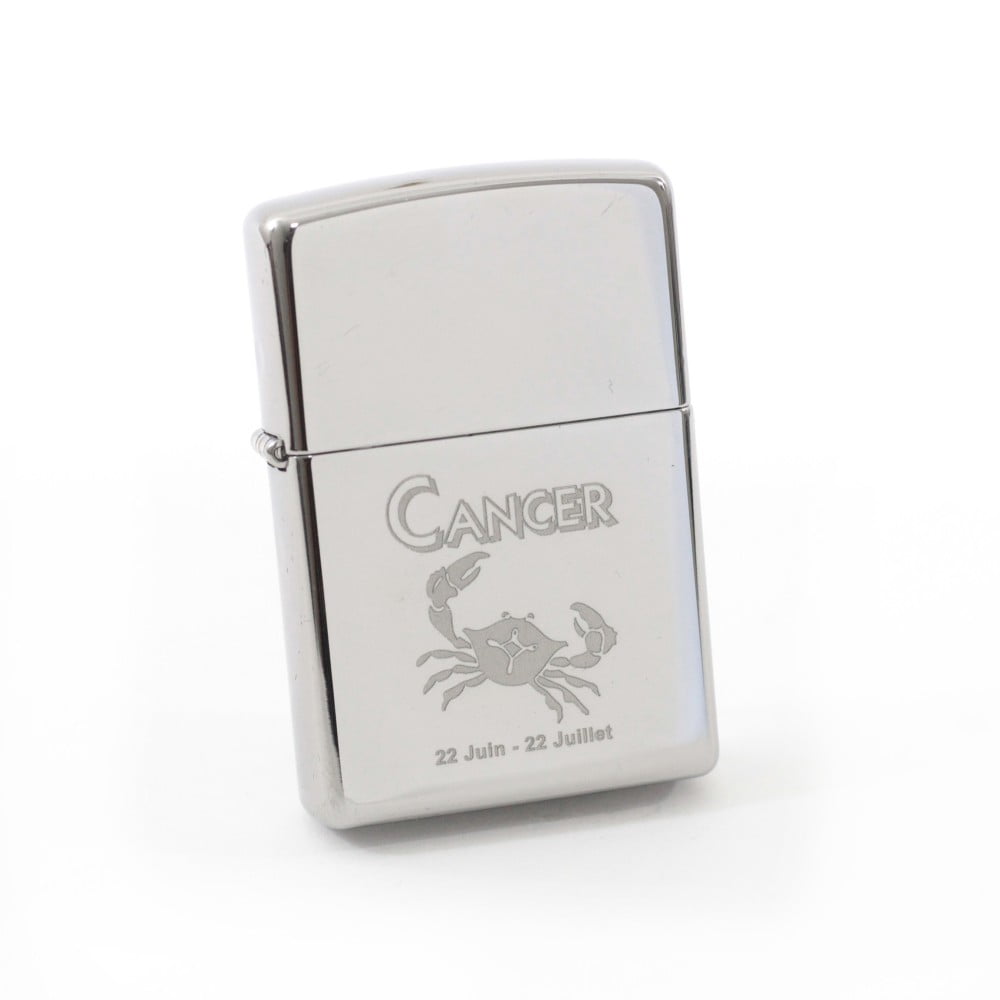 Briquet Zippo Signe astro Cancer