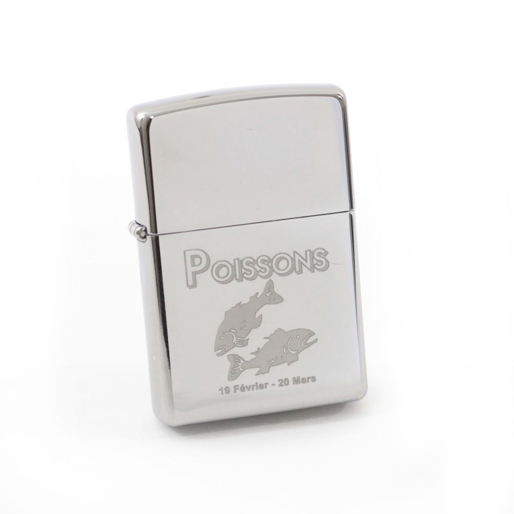 Briquet Zippo Signe Astro Poisson