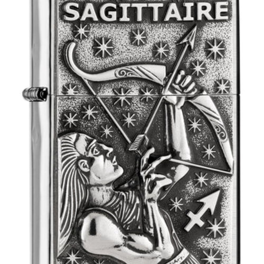 Briquet Zippo signe astro Sagittaire