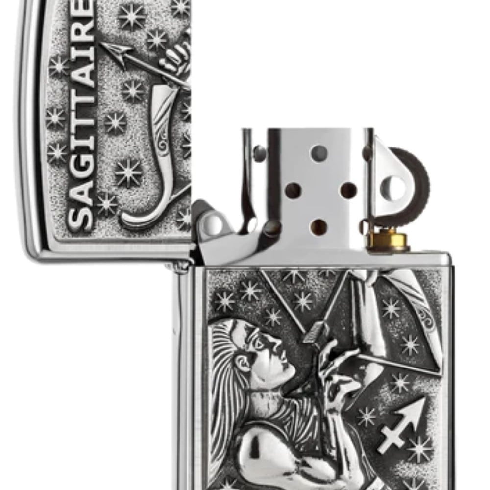 Briquet Zippo signe astro Sagittaire