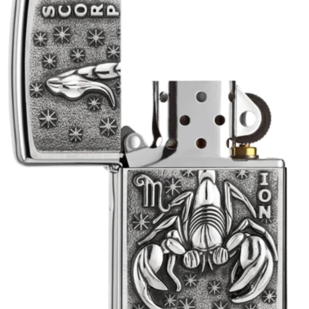 Briquet Zippo Signe Astro Scorpion