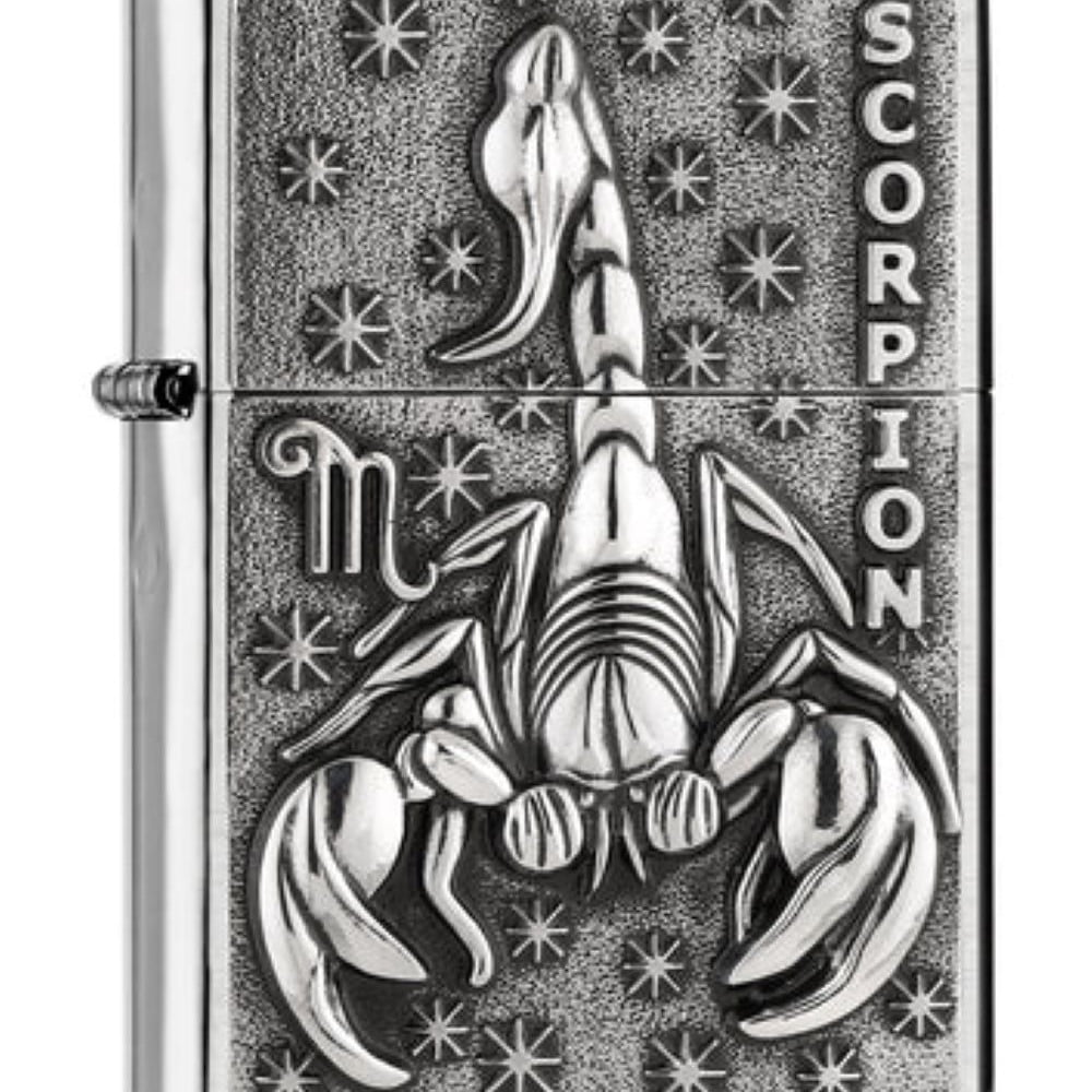 Briquet Zippo Signe Astro Scorpion