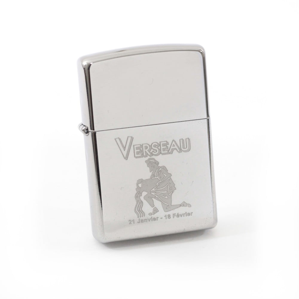 Briquet Zippo Signe Astro Verseau