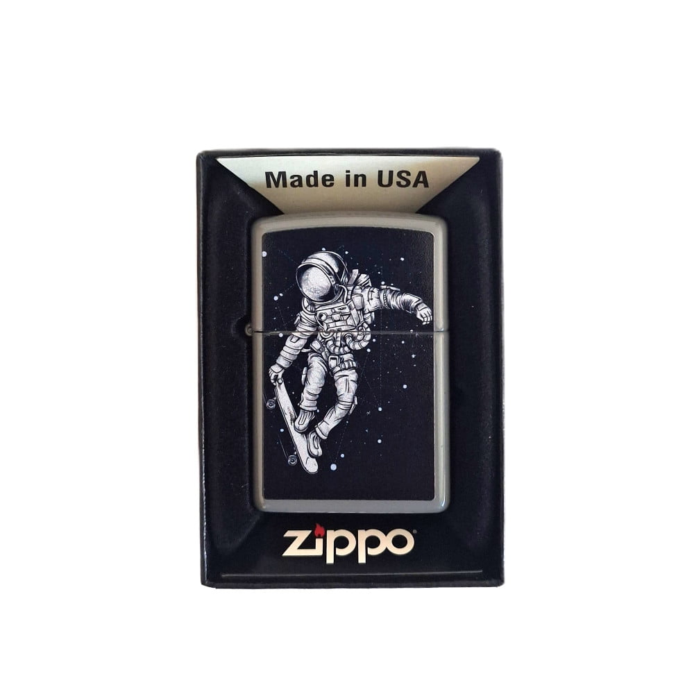 Briquet Zippo Original Skateboarding Astronaute