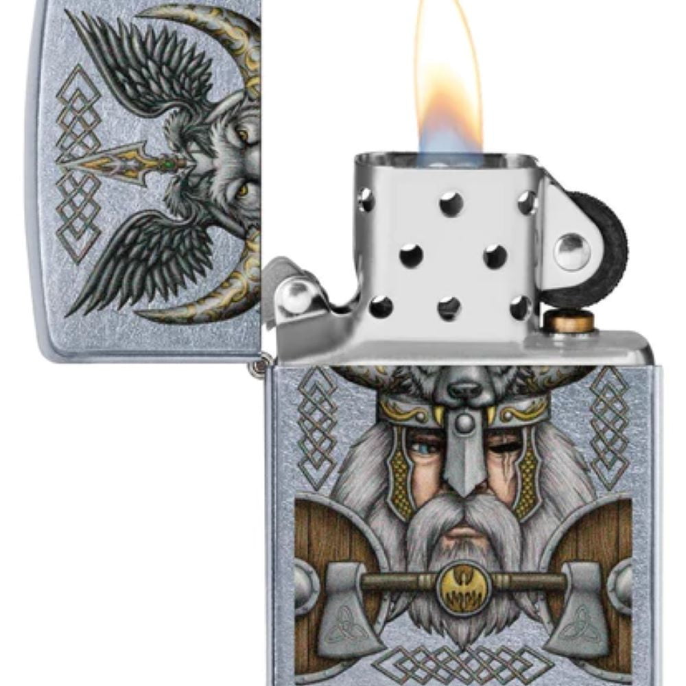 Briquet Zippo Vicking Odin Design