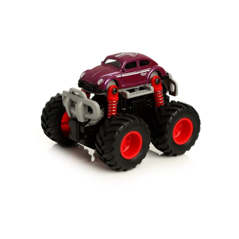 Camion Monster Truck violet et rouge