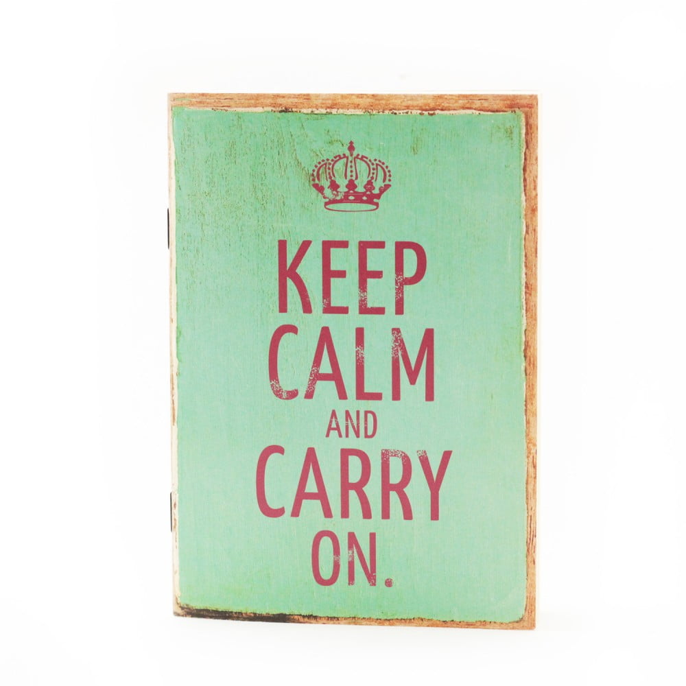 Carnet de notes Vintage art Keep calm..