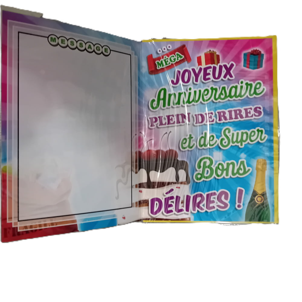Carte géante anniversaire Livraison à domicile ...