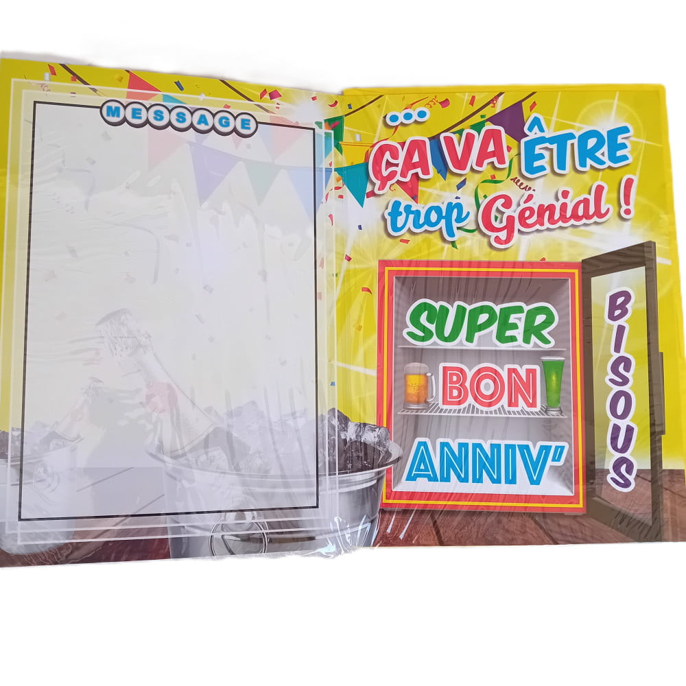 Carte géante anniversaire On est prêt ...