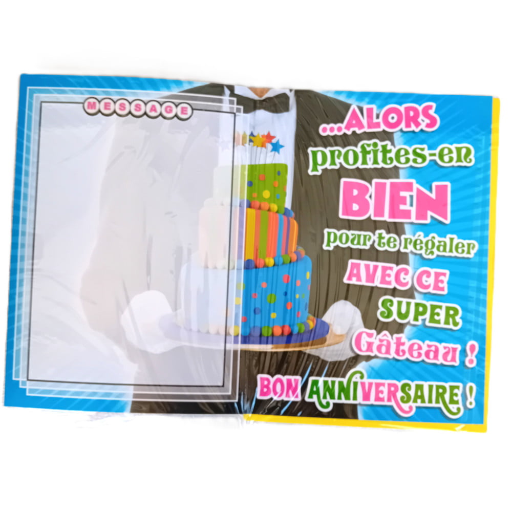 Carte géante anniversaire Super c'est ton anniversaire