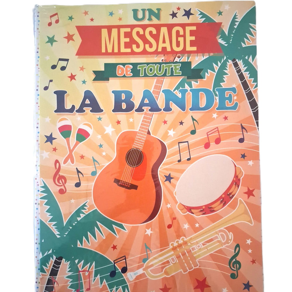 Carte Maxi Géante humoristique tous événements format A3 - Un message de toute la bande