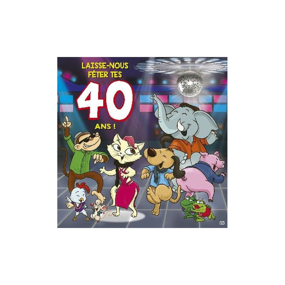 Carte Musicale Anniversaire 40 ans