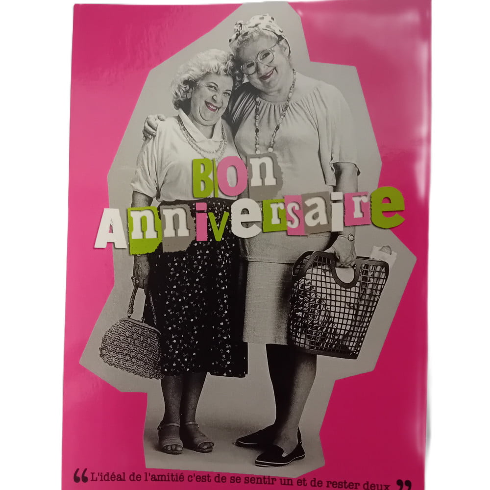 Carte postale citation Anniversaire Idéal de l'amitié
