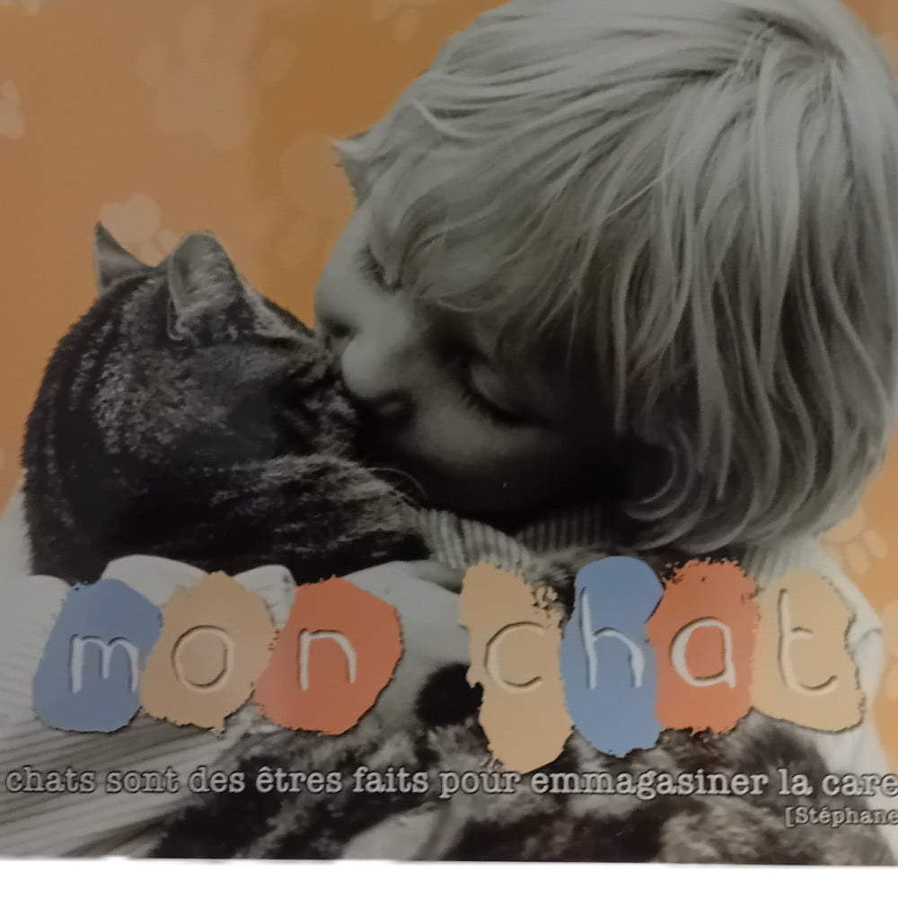 Carte postale citation Mon chat