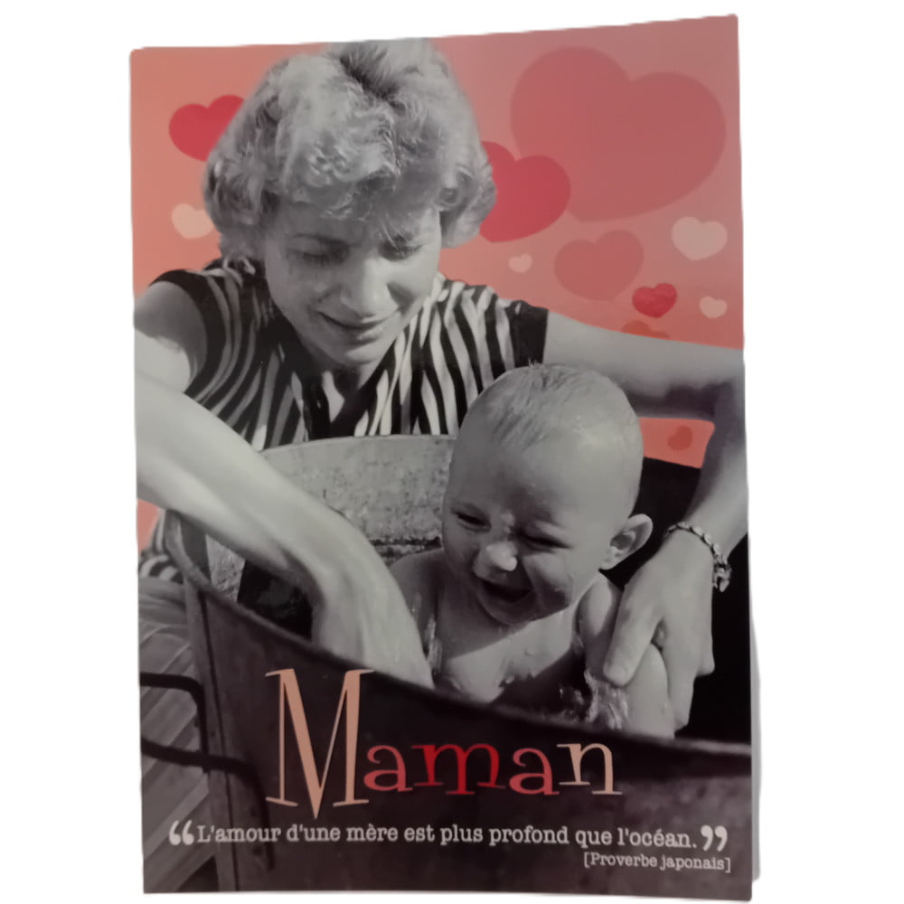 Carte postale citation Maman
