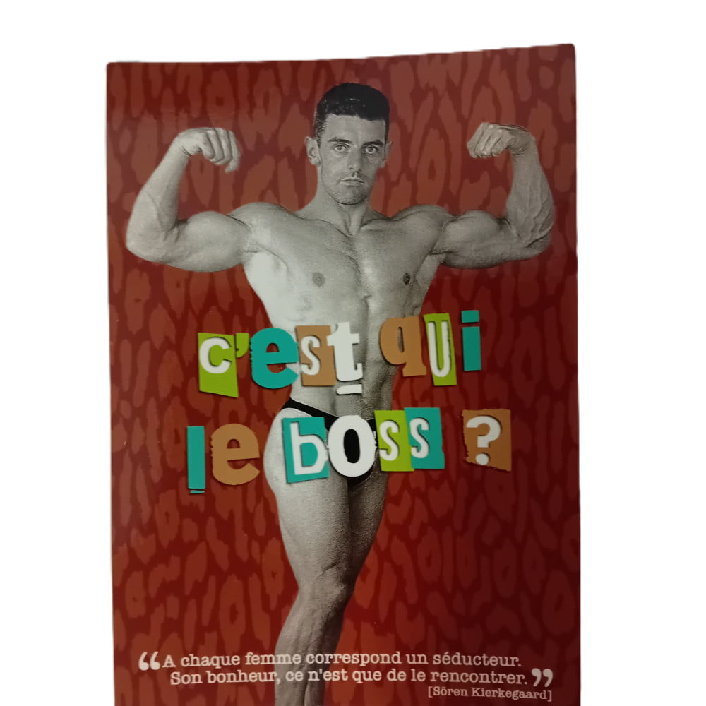 Carte postale citation Boss