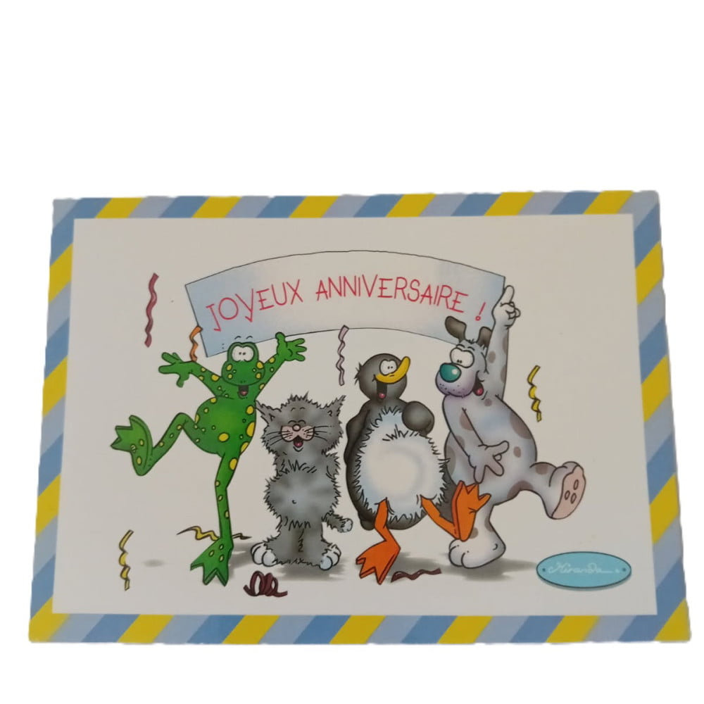 Carte postale Miranda anniversaire