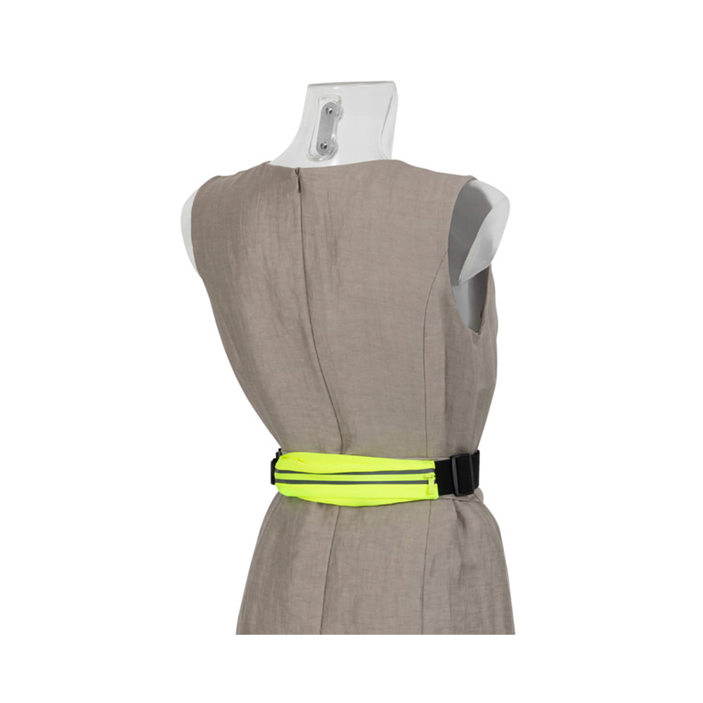 Laisse pour le jogging avec ceinture ventrale Rono Jaune fluo, 519570