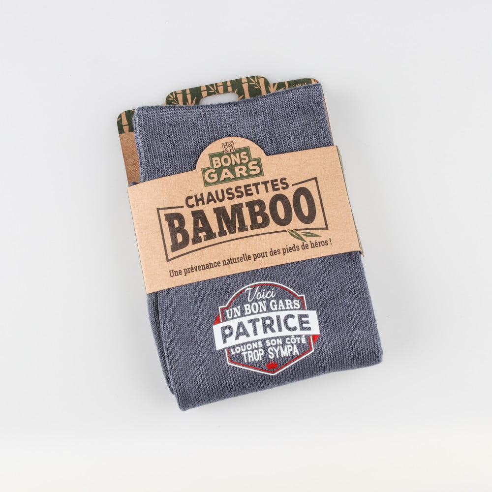 Chaussettes personnalisées prénom Patrice