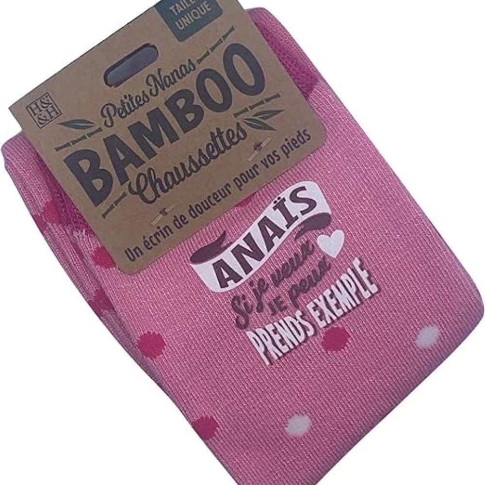 Chaussettes personnalisées prénom Anaïs