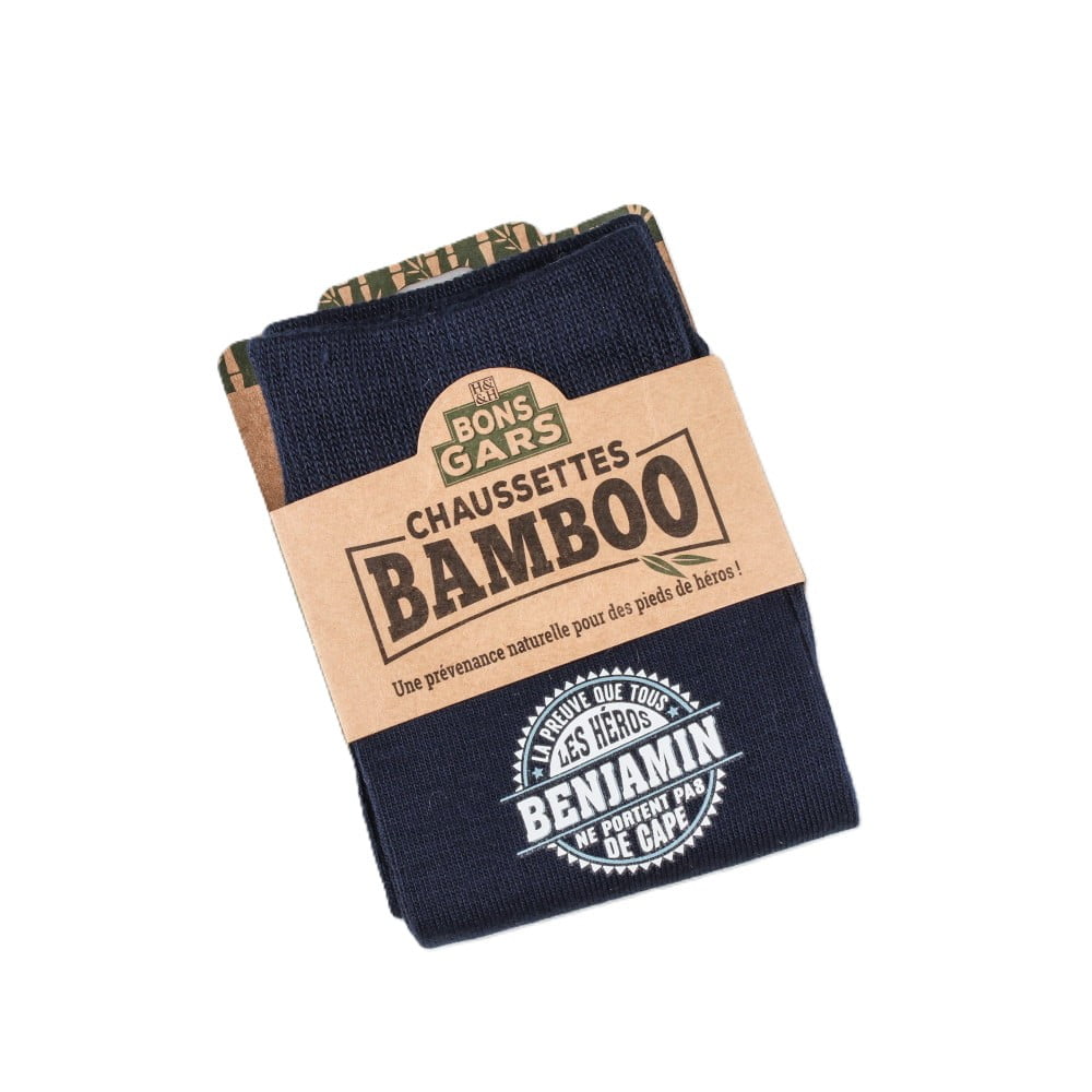 Chaussettes personnalisées prénom Benjamin