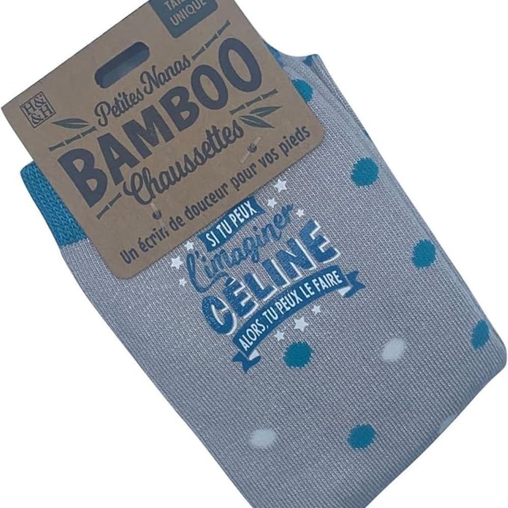 Chaussettes personnalisées prénom Céline
