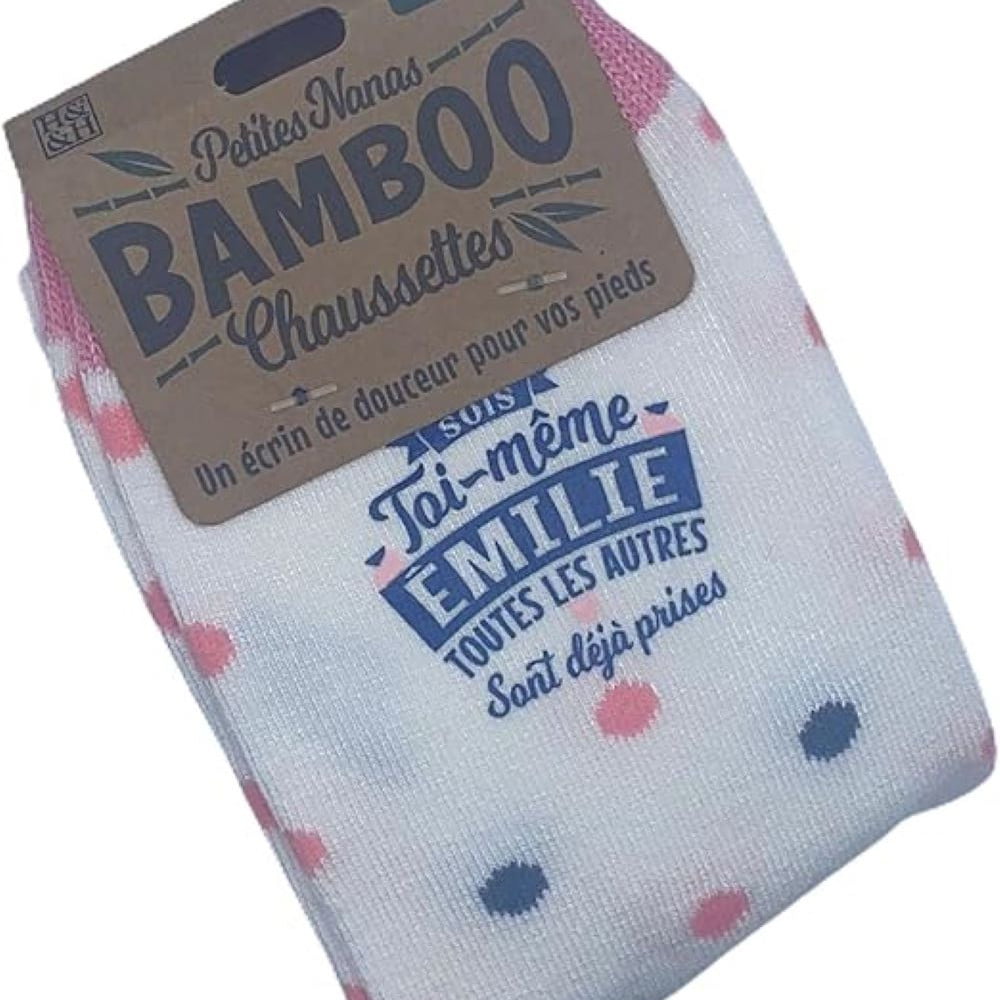 Chaussettes personnalisées prénom Emilie