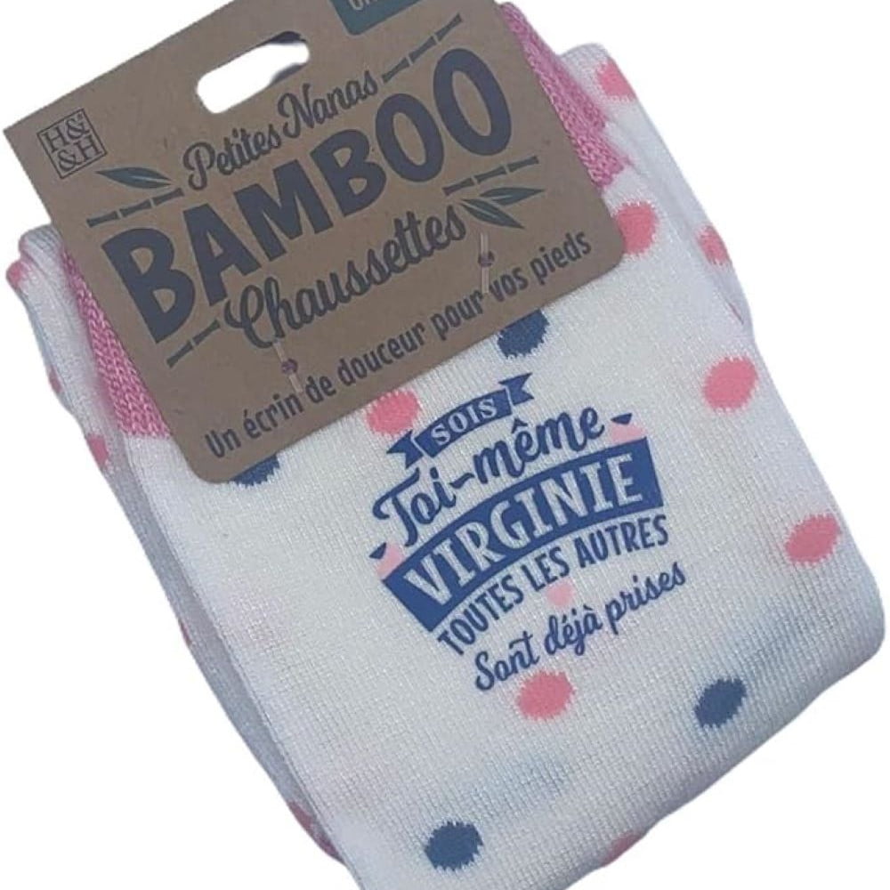 Chaussettes personnalisées prénom Virginie