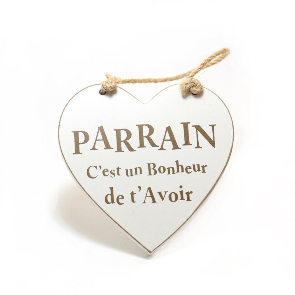 Coeur bois Parrain