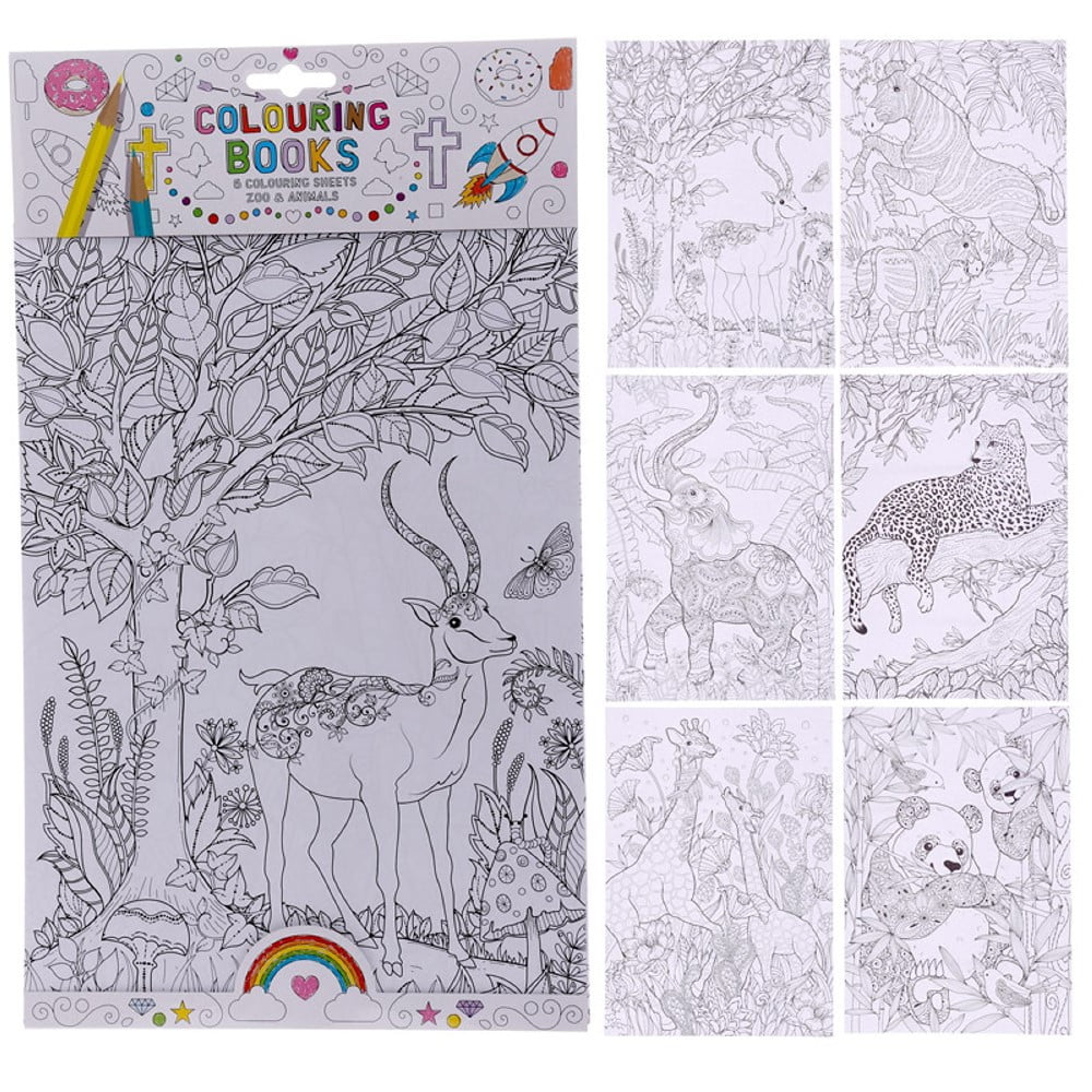 Coloriage pour adulte animaux sauvages cerf