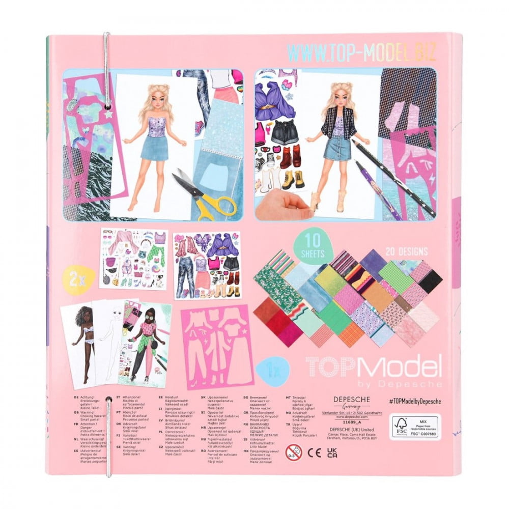 Coloriage TOPModel Design studio Talita