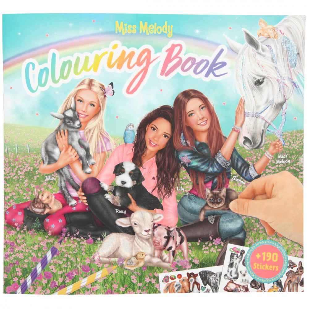 TOPModel Colouring Book Miss Melody