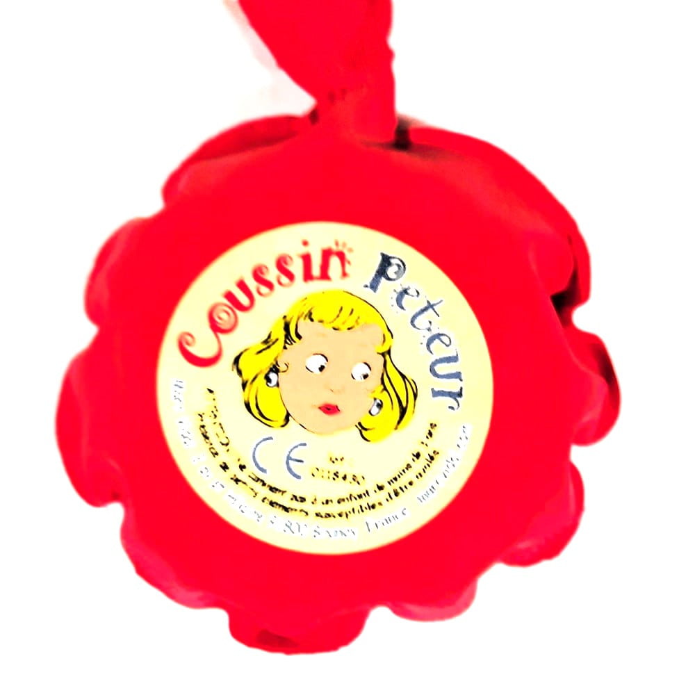 Coussin Péteur Rouge – Farce Humoristique Marc Vidal