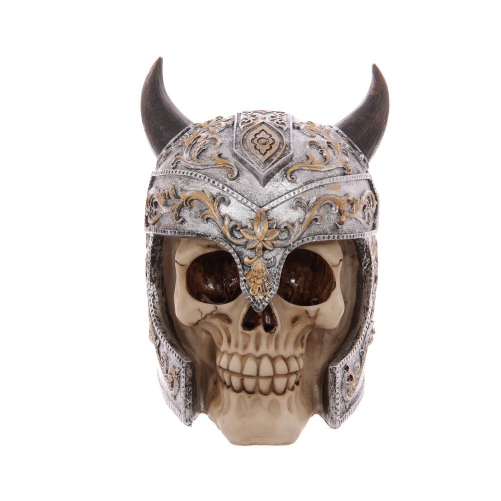 Crâne déco casque viking