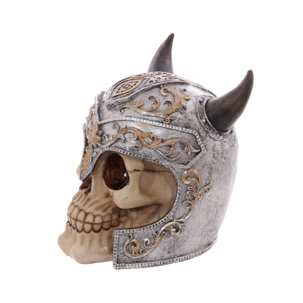 Crâne déco casque viking