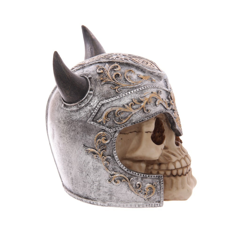 Crâne déco casque viking