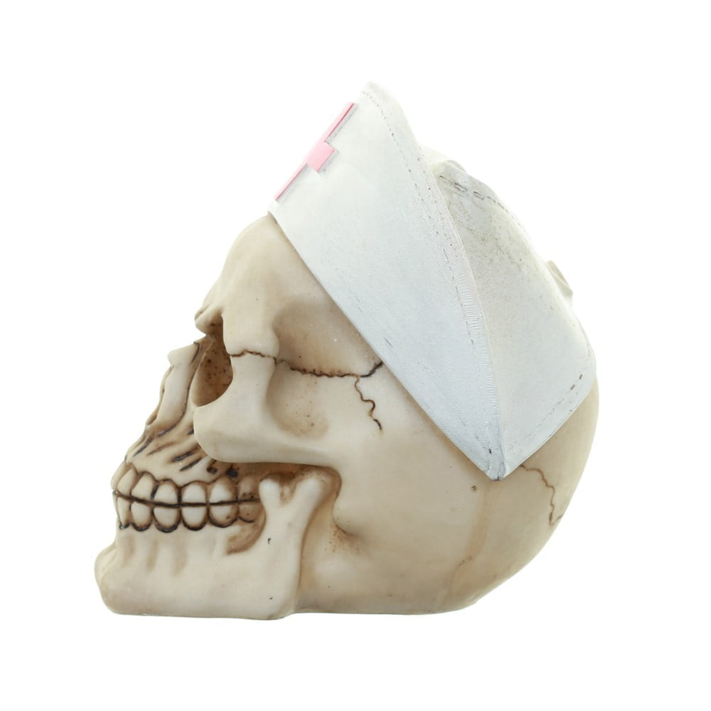 Crâne déco infirmière