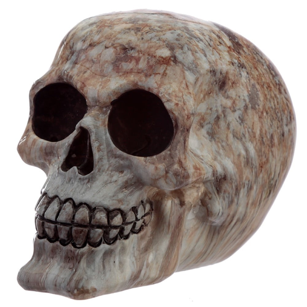 Crâne déco marbre